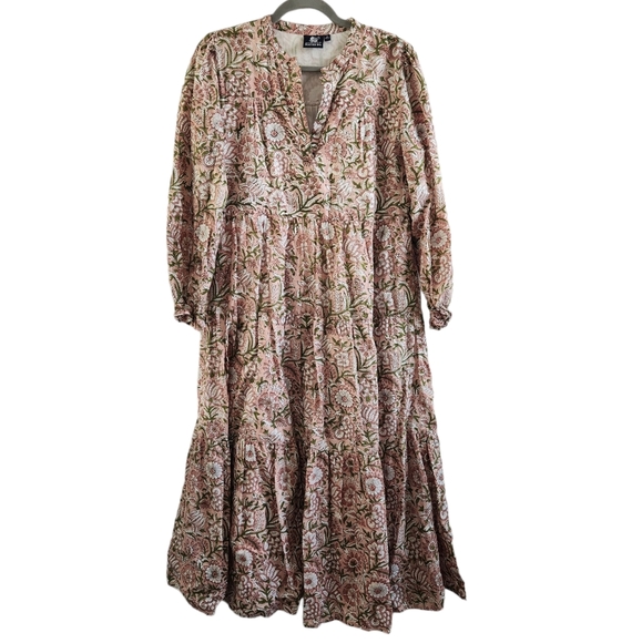 Madison Mathews Size M Folly Midi Dress - Picture 1 of 6